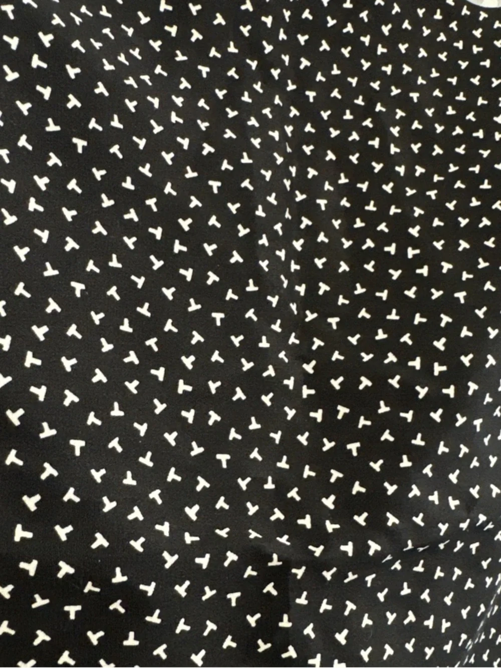 Tiffany & Co. Black and Blue Silk Square Scarf with Bows